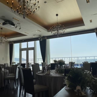 海が見渡せます