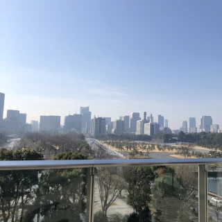 チャペルから外に出た時の景色