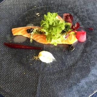 サーモンのお料理