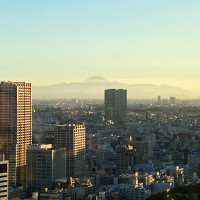 39階のTABLE9からは富士山も見えます