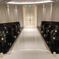 挙式会場の全体図
新郎新婦目線のアングルです