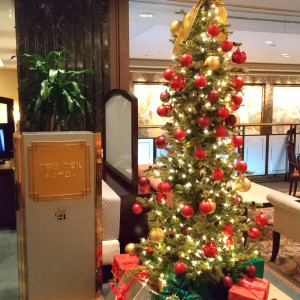 ちょうどクリスマスシーズンだった為、装飾がされてました。|576823さんのホテル イースト21東京 オークラホテルズ＆リゾーツの写真(1138933)