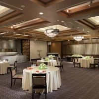オープンキッチン付きの披露宴会場です。
