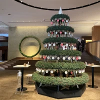 クリスマス時期にはツリーがあるようです。