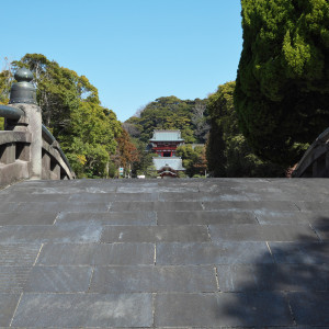 太鼓橋から見える八幡宮|577022さんの鶴岡八幡宮の写真(1450777)