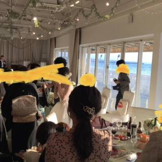 披露宴会場手前側