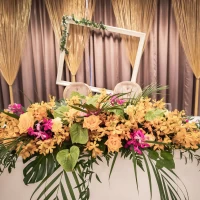 メインテーブル装花