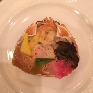 蟹甲羅ちらし寿司