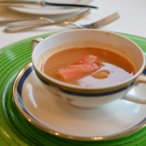 甲殻類のクリームスープ|577257さんの森のスパリゾート 北海道ホテルの写真(1147975)