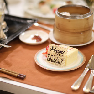 ケーキカットで使用したケーキです|577574さんのホテル日航アリビラ ヨミタンリゾート沖縄の写真(1144291)