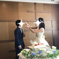 定番の大きいスプーンで新婦→新郎へ