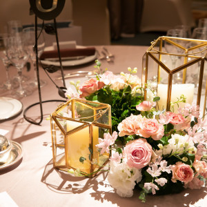 テーブル装花|577693さんのホテルメトロポリタン 〈JR東日本ホテルズ〉の写真(2028286)