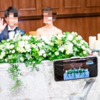 オンライン結婚式の中継