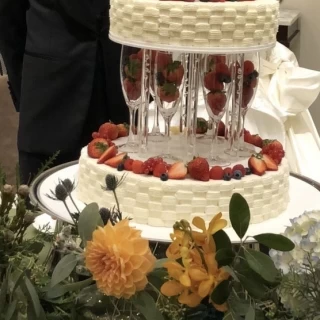 プラン内のケーキ
かわいいケーキが多数あり選べます