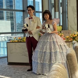 新郎新婦再入場