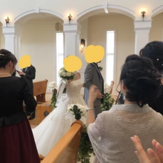 バージンロードが長めで良い