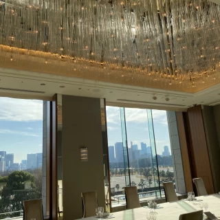 シャンデリアが素敵でした。