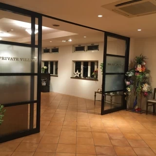 プライベートヴィラ入口