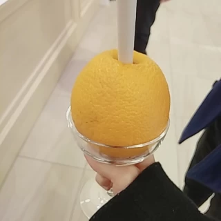 ウエルカムパーティーで飲めるジュース。とてもオシャレ！