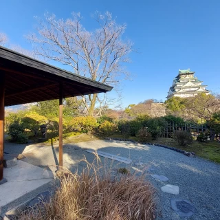 控室兼お茶室からの風景
