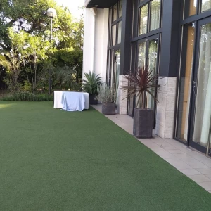 広々ガーデン、バーベキューもできるそう|578531さんのアンジェローブ(Wedding Island Angerobe)（ウエディング取扱終了）の写真(1351846)
