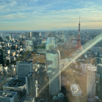 宴会場から東京タワーを見下ろすことが出来ます