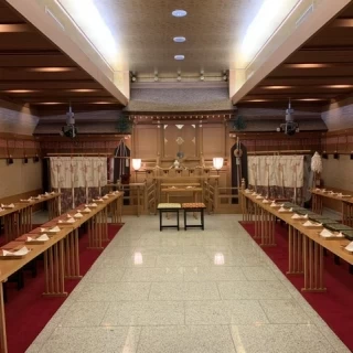 神前式会場の内観