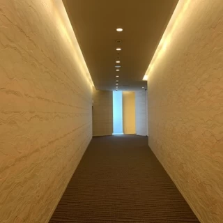 神前式会場への通路