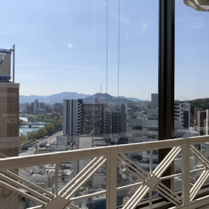 最上階の披露宴会場からの景色|579118さんのホテルセンチュリー21広島の写真(1205164)