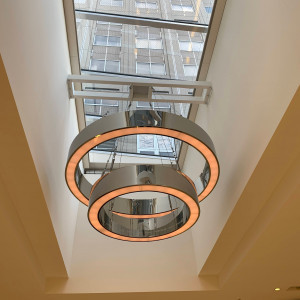 チャペルの天井、外光が入る|579118さんのオリエンタルホテル広島の写真(1187671)