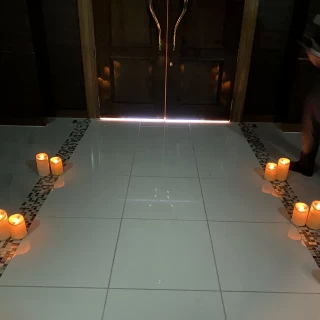 チャペルに入る前の部屋です。