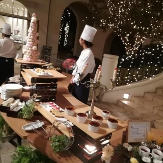 デザートビュッフェも喜んでもらえました