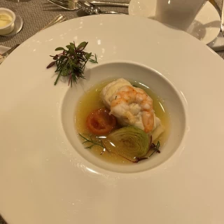 お魚料理　お箸でも食べれる、柔らかくて美味しかったです。