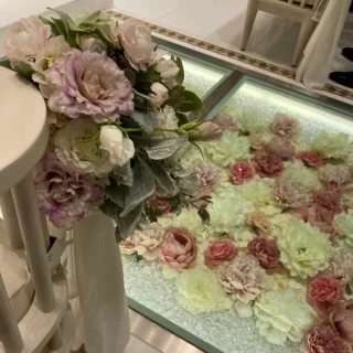 お花のバージンロード