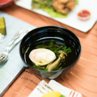 どのお料理も温かい状態で提供されます。