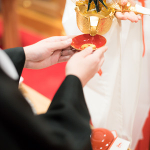 お酒が弱い方は飲む真似で問題ありません。|579829さんの椿大神社 椿会館の写真(1159423)