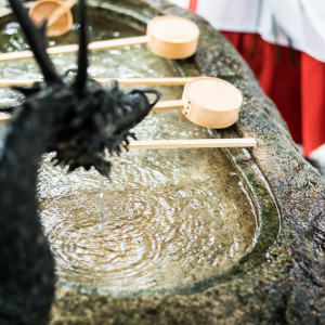 手をお浄めします。|579829さんの椿大神社 椿会館の写真(1159426)