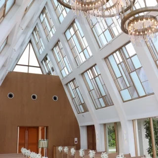 壇上から見た景色です。