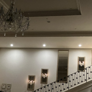 新郎新婦が入場する階段