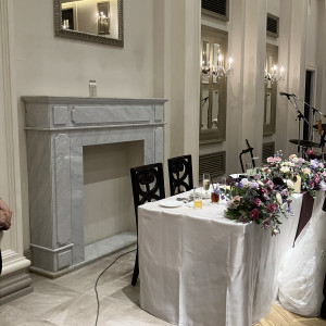 新郎新婦の席|579876さんの山手迎賓館/テイクアンドギヴ・ニーズウェディングの写真(2550582)