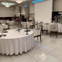 高砂からも披露宴会場。