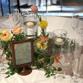 テーブル装花