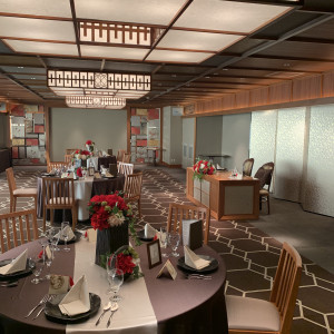 瑞葉のゲストテーブル|580167さんの鶴岡八幡宮の写真(1182378)