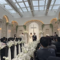 新郎新婦入場後