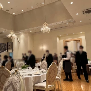 広い披露宴会場