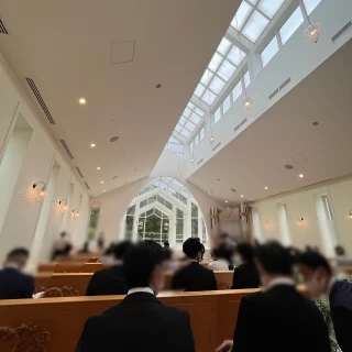 天井の広い挙式会場