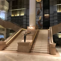 大きな階段で写真がとれるそうです。