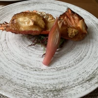 試食会のオマール海老