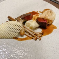 お肉が柔らかく、ソースもおいしかったです。