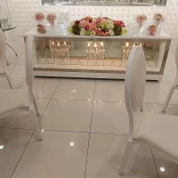 新郎新婦席の下の部分。おしゃれ